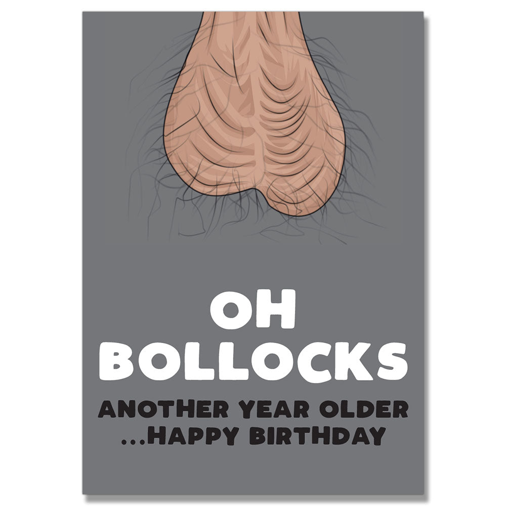 Oh Bollocks Birthday Card PACK OF 6 #1 image